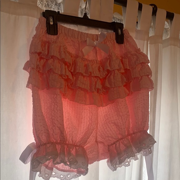 Pink Ruffled Bloomers - Picture 2 of 2